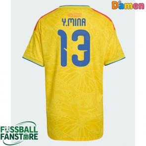 Kolumbien Yerry Mina #13 Replik Heimtrikot Damen WM 2026 Kurzarm